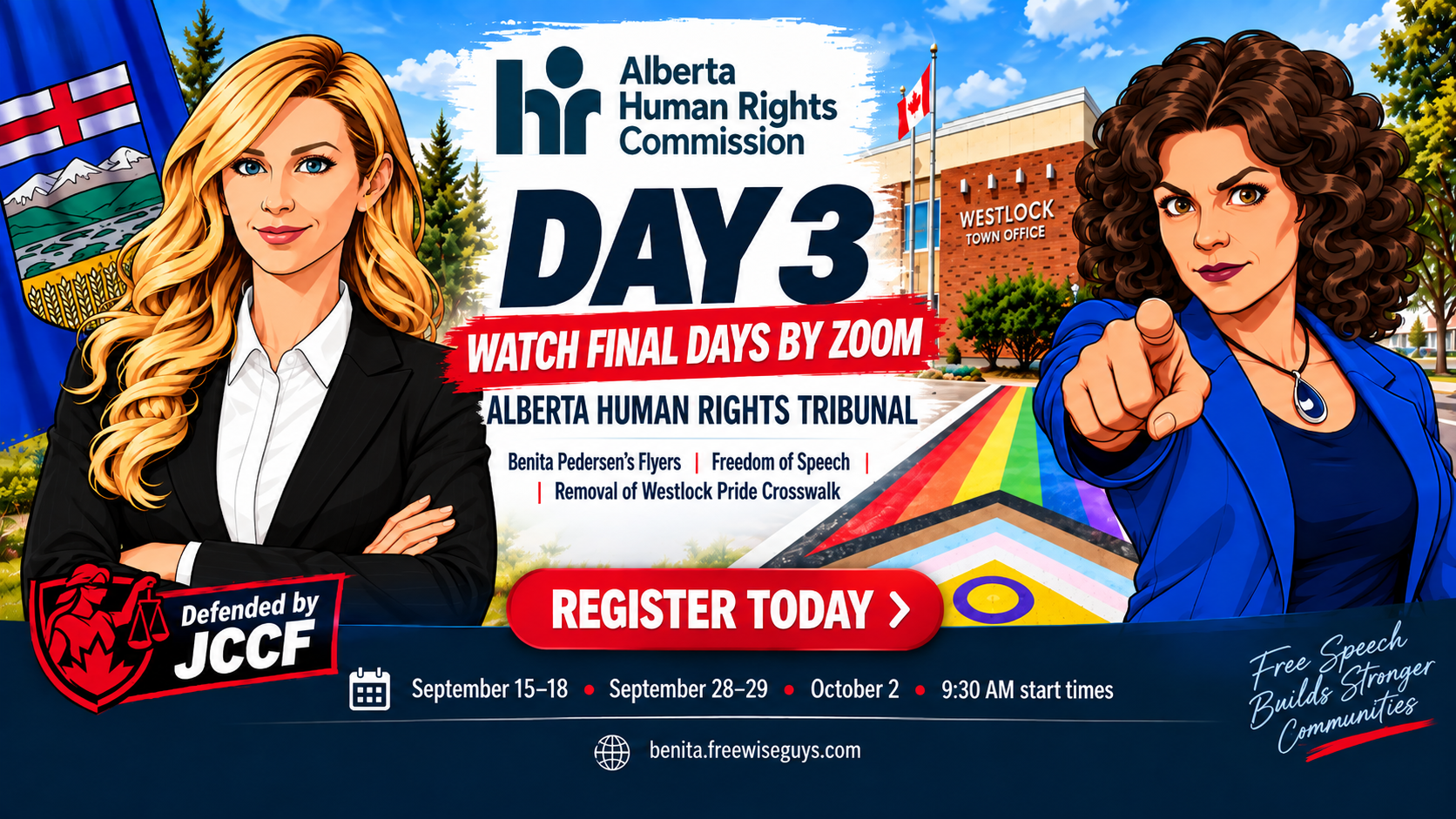 Alberta Human Rights Commission Day 3 hearing banner